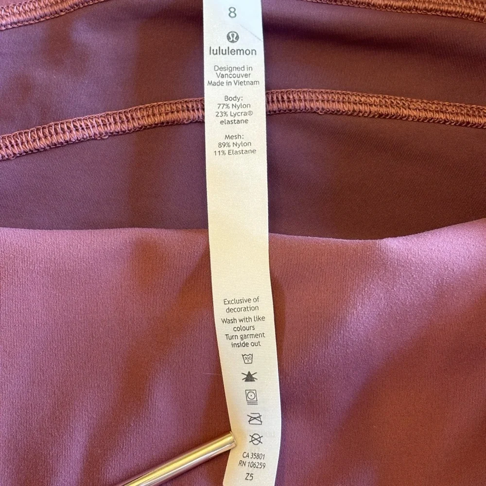 Lululemon Wunder Under High Rise Crop